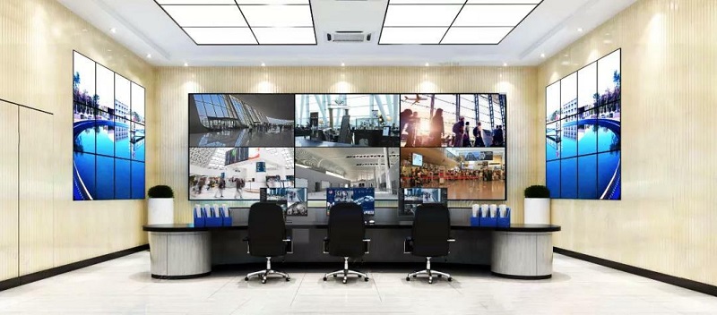 華邦瀛液晶拼接屏賦能企業(yè)安防，有效洞察全局！